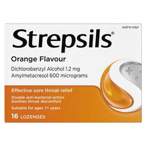 Strepsils Lozenges Orange 16s