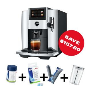 Jura S8 Coffee Machine + Premium Starter Bundle