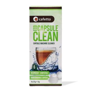 Espresso Coffee Machine Cleaning: Cafetto Eco Capsule Clean Coffee Machine Cleaning Capsules (6pk)