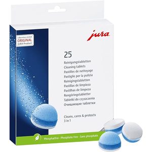 JURA 3 Phase Cleaning Tablets 25 Pack