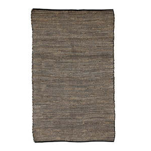 Living: Cuba Rug / Jute + Cotton / Natural + Black