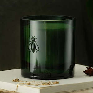 Home Fragrance: Bee Candle / Fig / Green