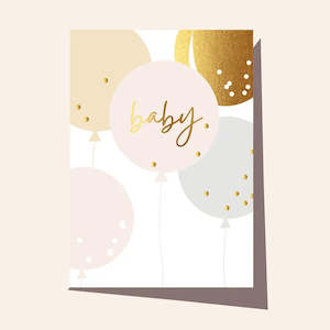 Kids: Elm / Greeting Card / Baby Balloon - Natural