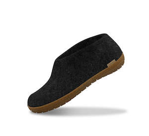 Glerups / Shoe / Charcoal / Rubber Sole