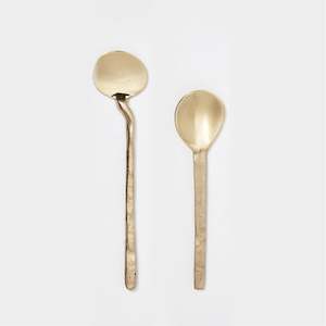 Under 50: Dante Condiment Spoon / Brass