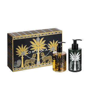 Ortigia / Ambra Nera / Liquid Soap + Body Cream Gift Set