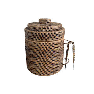 Homewares: Rattan Ice Bucket