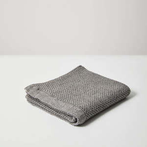 Ottoloom / Kontex Vintage Waffle Hand Towel / Grey