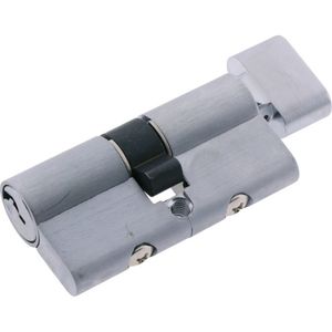 #4091 - EURO CYLINDER 5 PIN KEY AND TURN KNOB 36X10MM