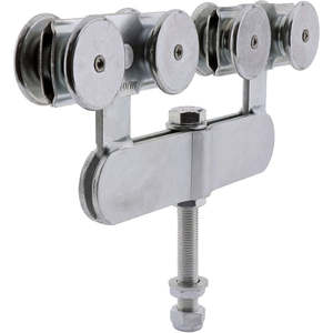 8 Wheel Trolley Zinc M16 1200kg