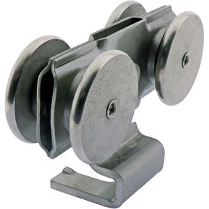 Commercial Sliding Door Hardware: 4 Wheel Trolley Stainless Steel M16 500kg