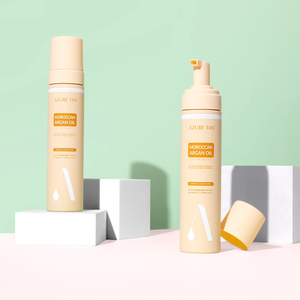 Products: Azure Tan Moroccan Argan Oil Self Tan Mousse Cosmetologists NZ