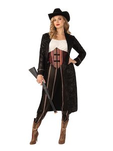 Costumes Starting With C: Cowgirl Ladies Costume for Adults