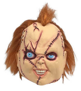 Costumes Starting With C: Chucky Stitched Up 3/4 Mask for Adults - Child's Play