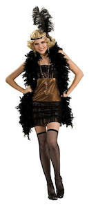 Flapper Costumes Accessories: Charleston Honey Flapper Costume for Adults