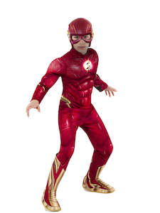 Costumes Starting With F: Flash Deluxe Costume for Kids - Warner Bros The Flash