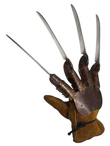 Costumes Starting With F: Freddy Kreuger Glove for Adults - Warner Bros Nightmare on Elm St