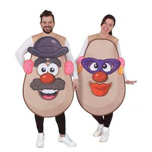 100 And Under: Potatohead Unisex Costume for Adults - Hasbro Mr Potato Head