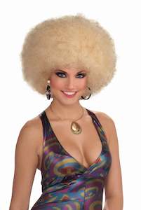 Afro Blonde Wig for Adults