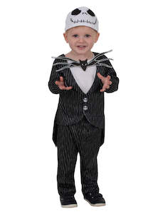 Costumes Starting With J: Jack Skellington Deluxe Costume for Toddlers - Disney Nightmare Before Christmas