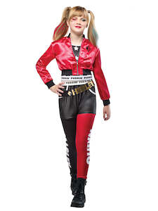 75 And Under: Harley Quinn Deluxe Costume for Kids - DC Comics
