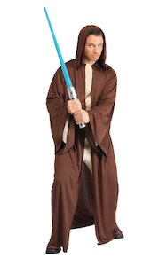 Costumes Starting With J: Jedi Robe for Adults - Star Wars