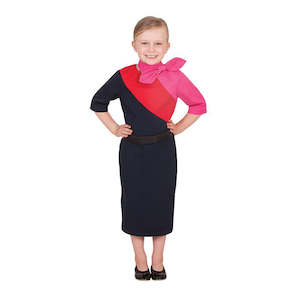 Qantas Female Cabin Crew Uniform Costume for Kids - QANTAS