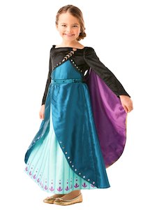 Costumes Starting With Q: Queen Anna Premium Costume for Kids - Disney Frozen 2