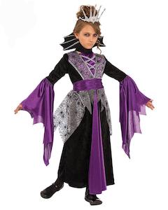 Costumes Starting With Q: Queen Vampire Costume for Kids