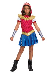 Wonder Woman Hoodie Costume for Kids - DC Super Hero Girls