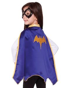Batgirl Cape and Mask Set for Kids - DC Super Hero Girls