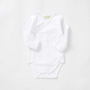 Organic Cotton Kimono Long Sleeve Bodysuit