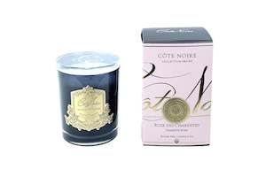 180 G: Cote Noire 185g - Dark Vessel with Gold Badge - Charente Rose