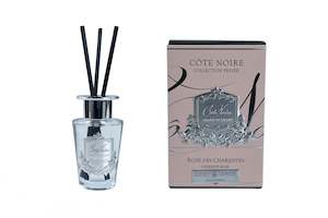 View All Diffusers: Cote Noire 100ml Diffuser - Silver Badge - Charente Rose - GMSS15054