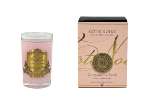 75 G: * Limited Edition Candle * PINK VESSEL 75g Candle in Pink Champagne with Crystal Glass lid