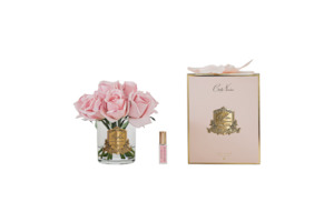 ** CLEARANCE **  Cote Noire Premium Rose Buds - Cherry Pink - Gold Badge - LS45