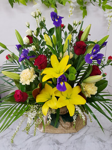 Products: Premium Kete Arrangement CountryGardenFlowers