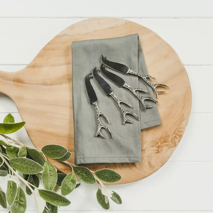 4 Mini Antler Cheese Knives – Country Outlook