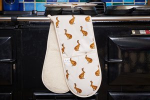 Hare Double Oven Gloves – Country Outlook