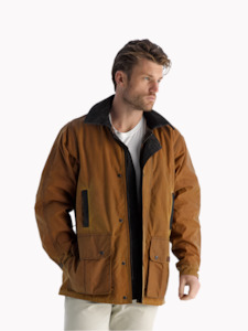 The Hereford Men Oilskin Waterproof Deluxe Coat
