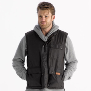 Mens: The Glacier Wool Lined Oilskin Vest