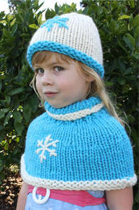 Quick N Easy: Snowflake Cape & Beanie | Design P119