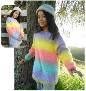 Colourwave: Child's Jersey and Hat | Design P356