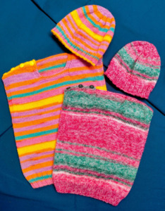 Tootsies: Vest & Hat | Design P358