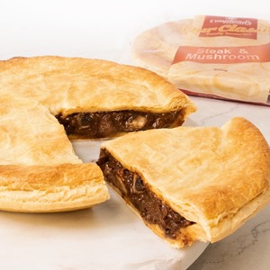 Products: Family Steak & Mushroom Pie - Coupland's Bakeries