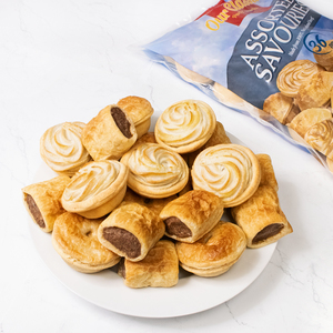 Products: Frozen Assorted Savouries Mega 36pk - Coupland's Bakeries