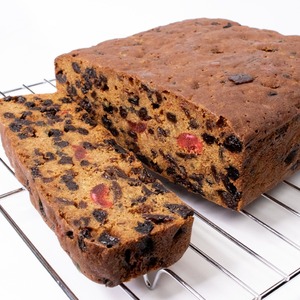 Products: Uniced Dark Fruit Cake 1.4kg - Coupland's Bakeries