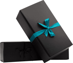 Packaging 1: Luxury Black Gift Boxes