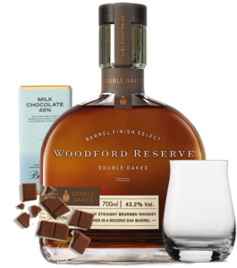 American Whiskey Gift Box Nz: Woodford Reserve Double Oaked Bourbon Gift Box
