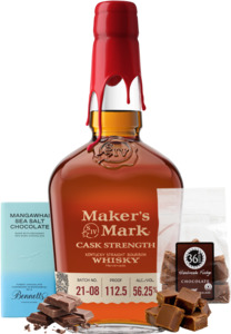 American Whiskey Gift Box Nz: Maker's Mark Cask Strength Bourbon Gift Box
